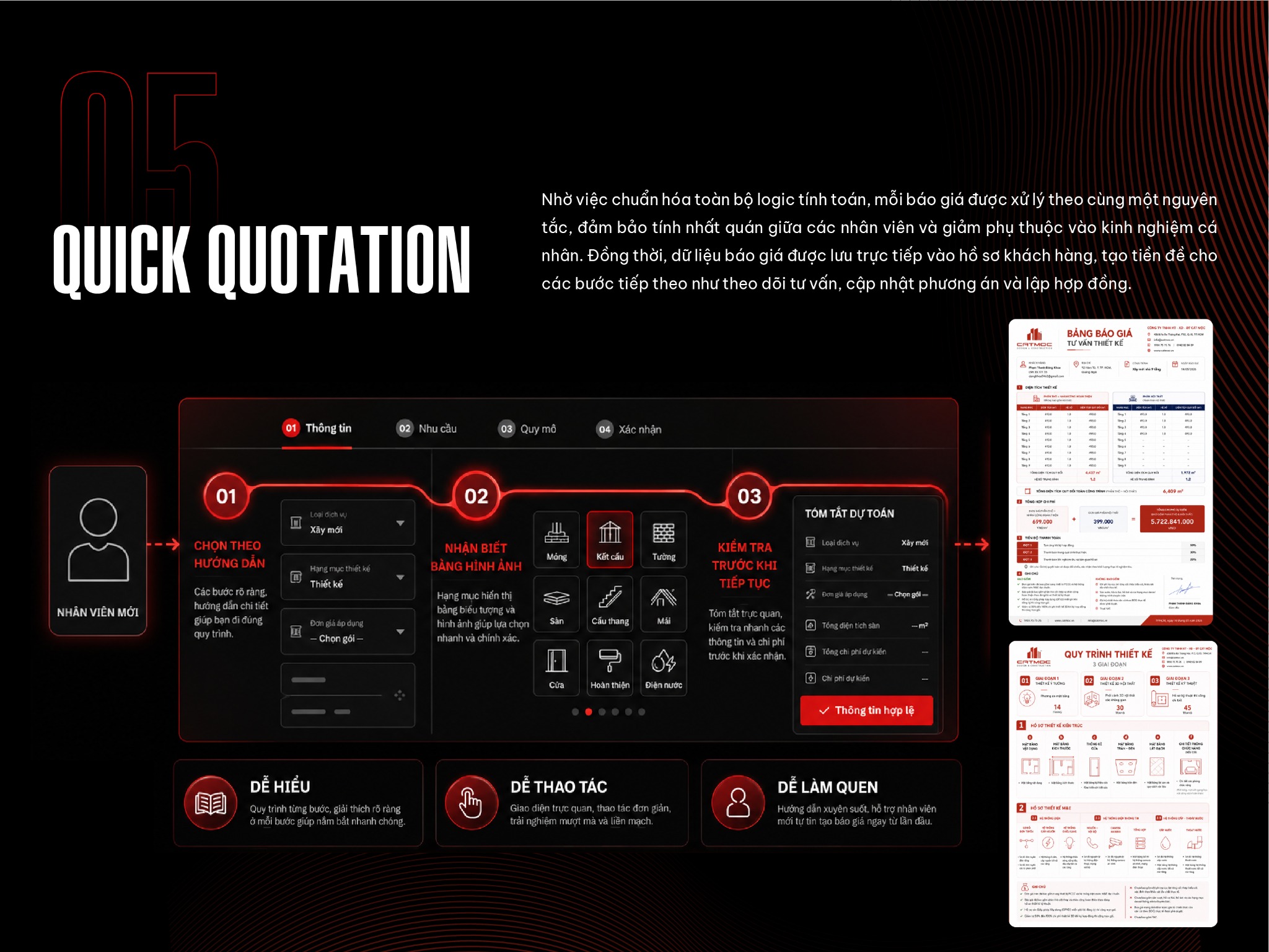 Quick Quotation — Tổng hợp dự toán và xuất báo giá