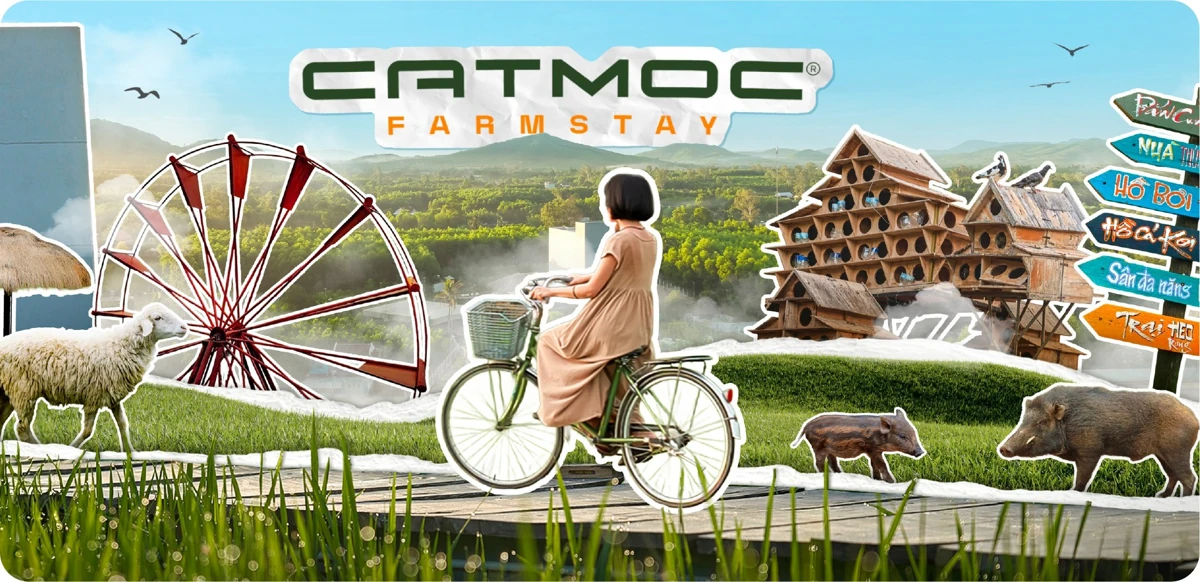 Key visual Cát Mộc Farmstay